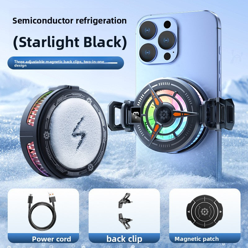 Magnetic Semiconductor Phone Cooler with Digital Display